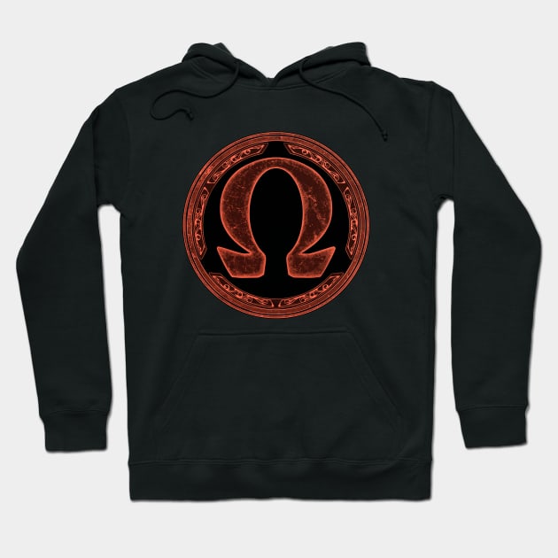 Omega Symbol Hoodie by NicGrayTees